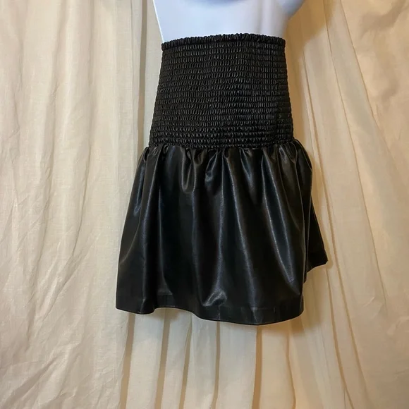 Mustard Seed faux leather skort - Picture 7 of 10